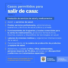 Prestación de servicios de salud y medicamentos