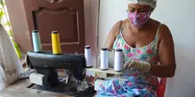 Con apoyo de la ANI, emprendedoras de Tumaco fabrican y donan tapabocas para combatir el COVID- 19