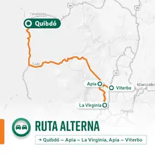 Ruta alterna “Recuperada la transitabilidad en los departamentos de Casanare y Antioquia, avanzan los trabajos en Chocó”: INVÍAS