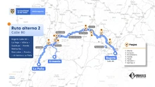 2INVÍAS mantendrá cierre nocturno en el corredor Calarcá- Cajamarca 