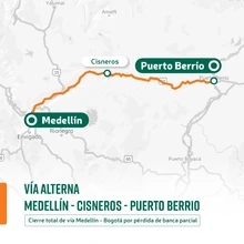 Desde el 12 de abril en el kilómetro 52 de la autopista Medellín – Bogotá se tendrá paso controlado entre las 12:00 m y 6:00 p.m.