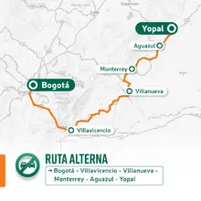 2 Ruta alterna Casanare