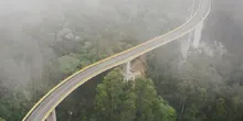 Obra de la Cordillera Central es una infraestructura que cumple con altos estándares internacionales y en términos de seguridad vial