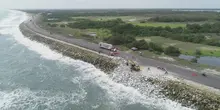 Obras de protección y mitigación en la vía Ciénaga - Barranquilla alcanzan un avance del 78 % y finalizarán en julio: INVÍAS