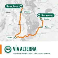 Mapa - Por fuertes lluvias, el INVÍAS autorizó el cierre preventivo de la vía La Soberanía