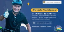 “MoverTe Transforma” es el lema de la Semana Nacional por la Movilidad 2022