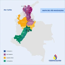 Mapa - Con presencia del Ministro de Transporte, Cormagdalena presentó hitos, proyectos para los próximos años y eligió nueva Junta Directiva