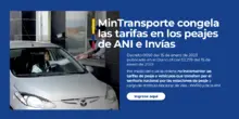 Mintrasporte congela tarifa peajes de ANI e INVIAS