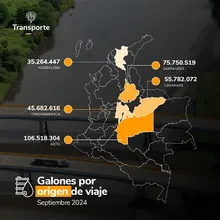 6 En septiembre del 2024 se movilizaron más de 12 millones de toneladas de carga por las vías del país