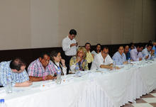 Ministra de Transporte en la sesión del OCAB en Barranquilla - Atlántico