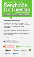 Invitacion de rendicion de cuentas