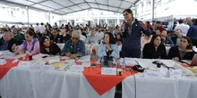 Durante el taller en Manizales, la Ministra Orozco anunció que con excedentes del recaudo de peajes