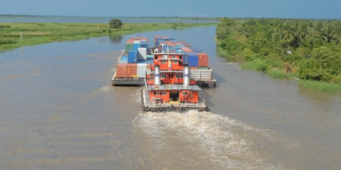 Movimiento de carga por el río Magdalena aumentó un 12% durante el primer trimestre del año frente al mismo periodo de 2020