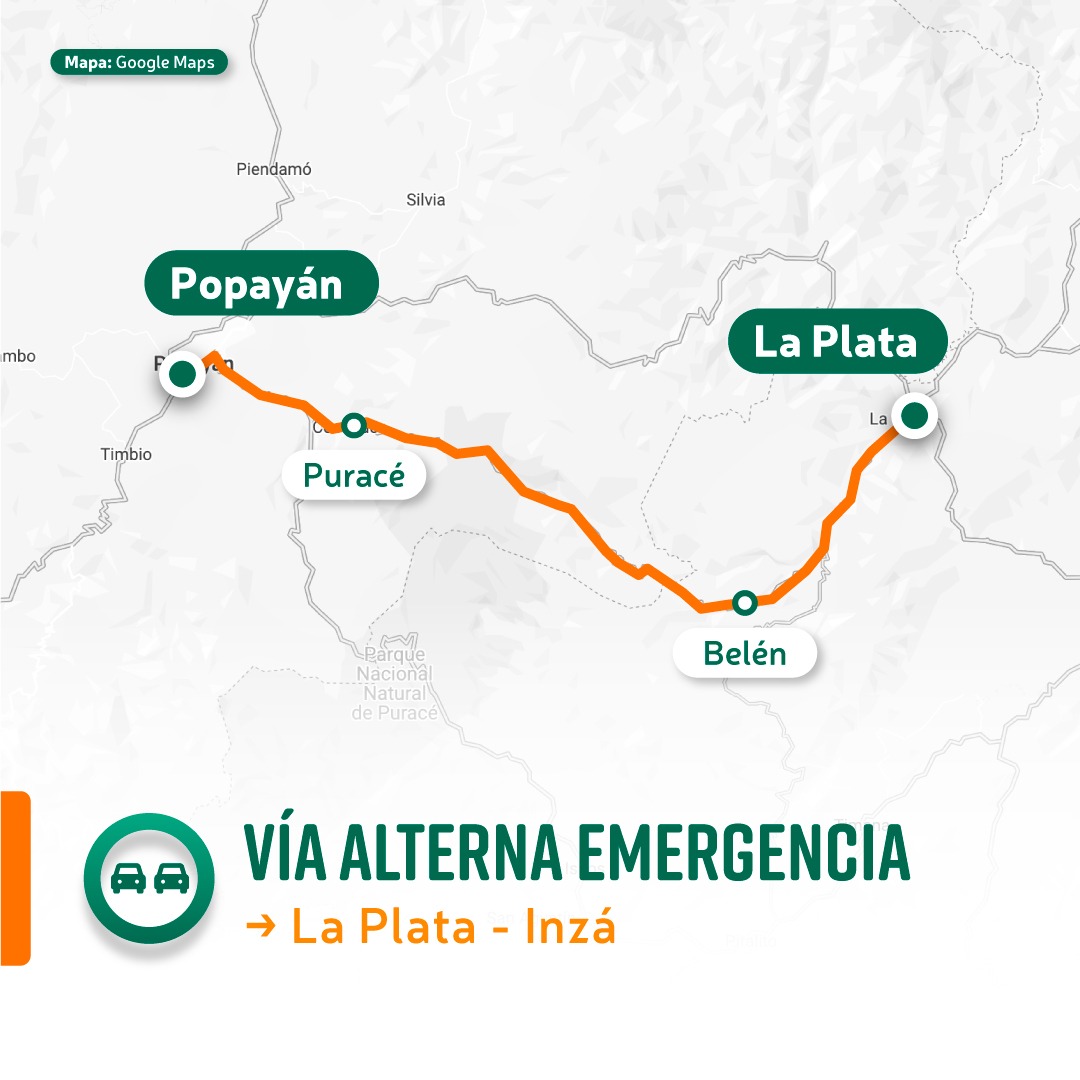  Personal de INVÍAS atiende emergencia por creciente del río Páez entre Huila y Cauca