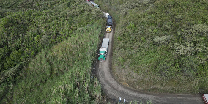 Se implementa el Módulo “Registro Para Unidad Nacional Gestión del Riesgo” del RNDC, para generadores de carga afectados por derrumbe en la vía Panamericana, tramo entre Mojarras-Popayán, departamento del Cauca