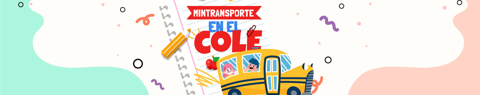 Banner MinTransporte en el Cole