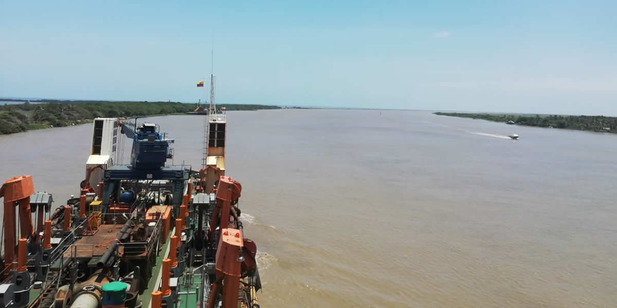2Finaliza con éxito actividad de dragado en canal de acceso al puerto de Barranquilla